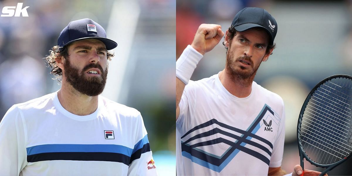 Opelka (L) and Murray have set a semifinal showdown in Sydney.