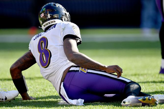 Is Lamar Jackson playing against the LA Rams today?