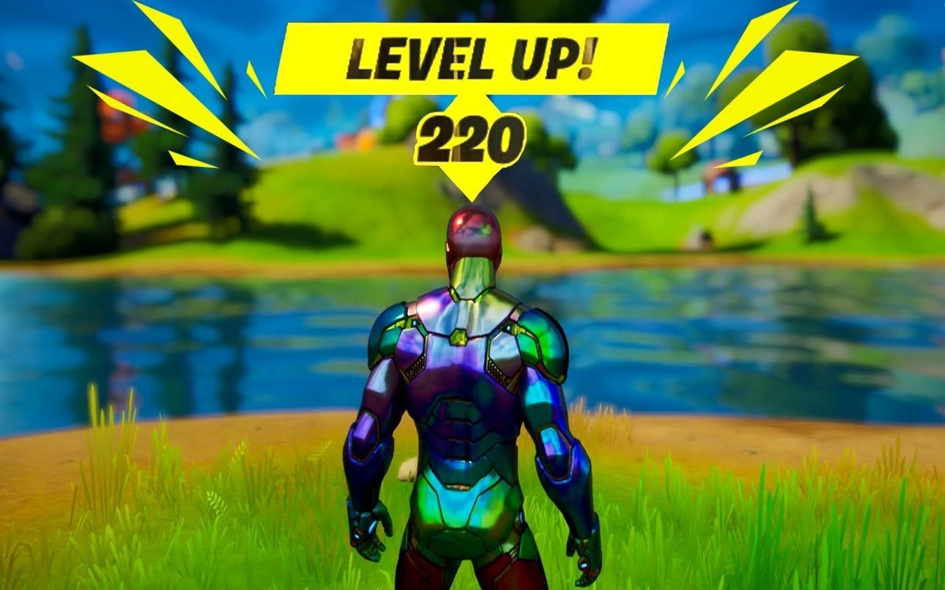 Methods to level up without using challenges in Fortnite (Image via Perfect Score/YouTube)