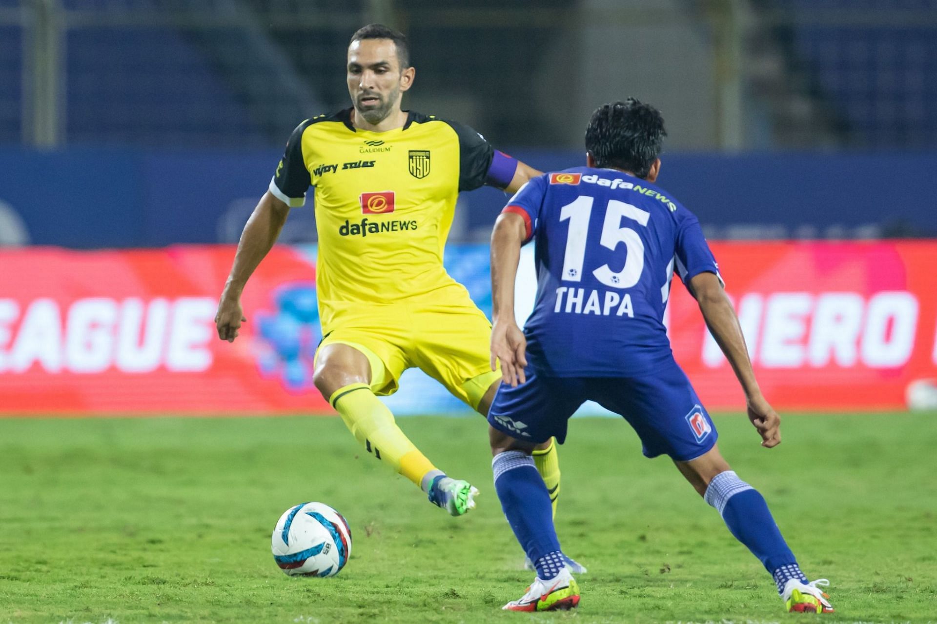 The match ended in a 1-1 draw. (Image courtesy: ISL social media)