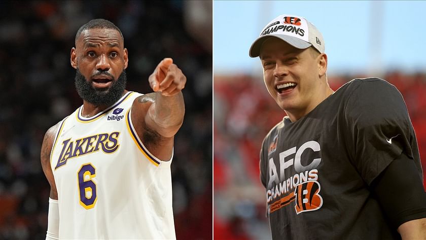Been that guy' - LeBron James shares a throwback picture of Cincinnati  Bengals quarterback and hometown hero Joe Burrow in a Cleveland Cavaliers  jersey