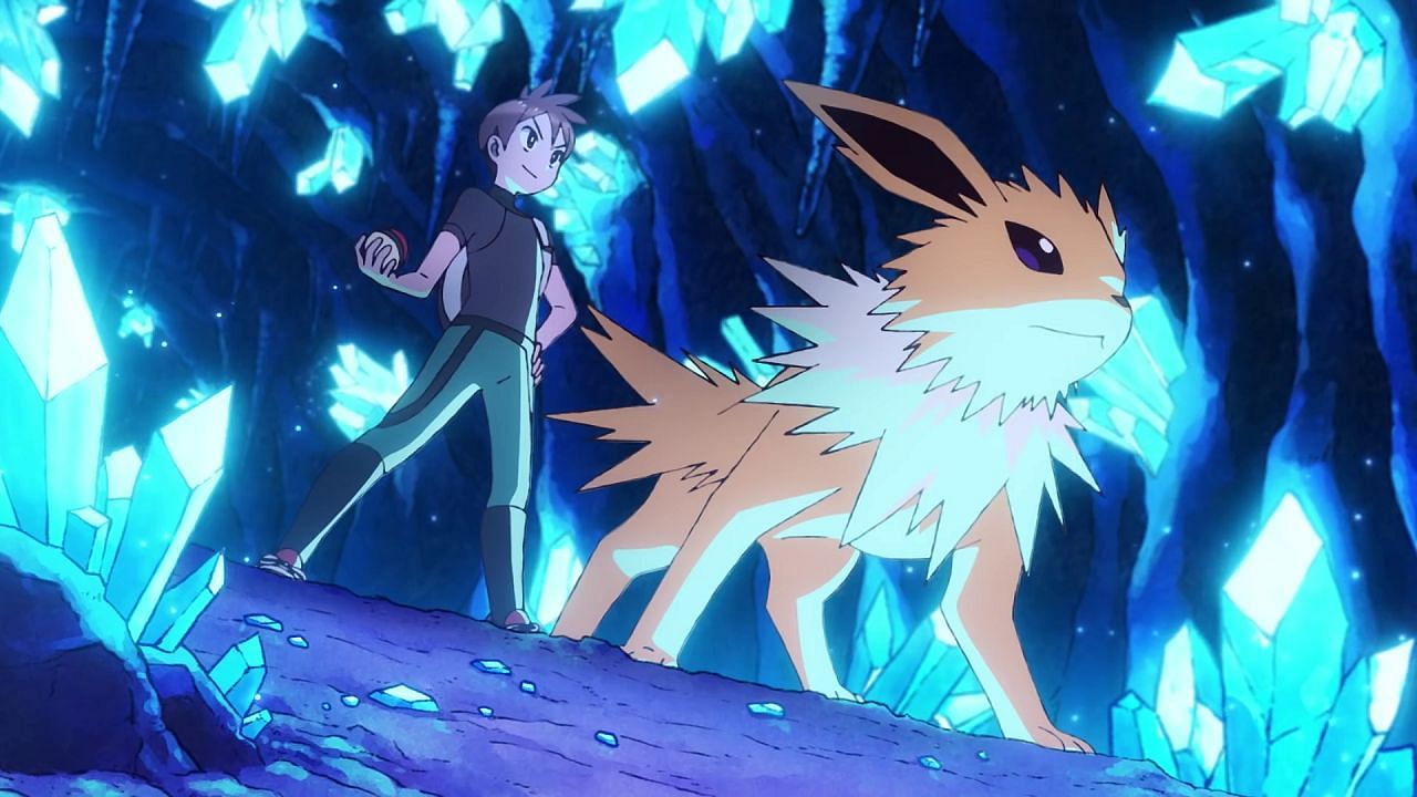 Jolteon as it appears in the Pokemon Evolutions special (Image via The Pokemon Company)