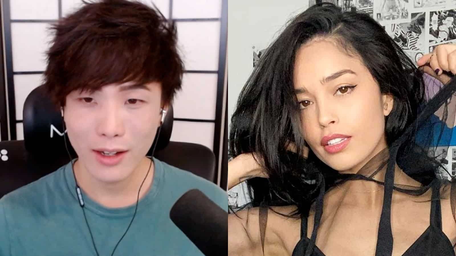 Valkyrae hilariously responds to Sykkuno &quot;indirectly&quot; calling her hot (Image via ginx.tv)
