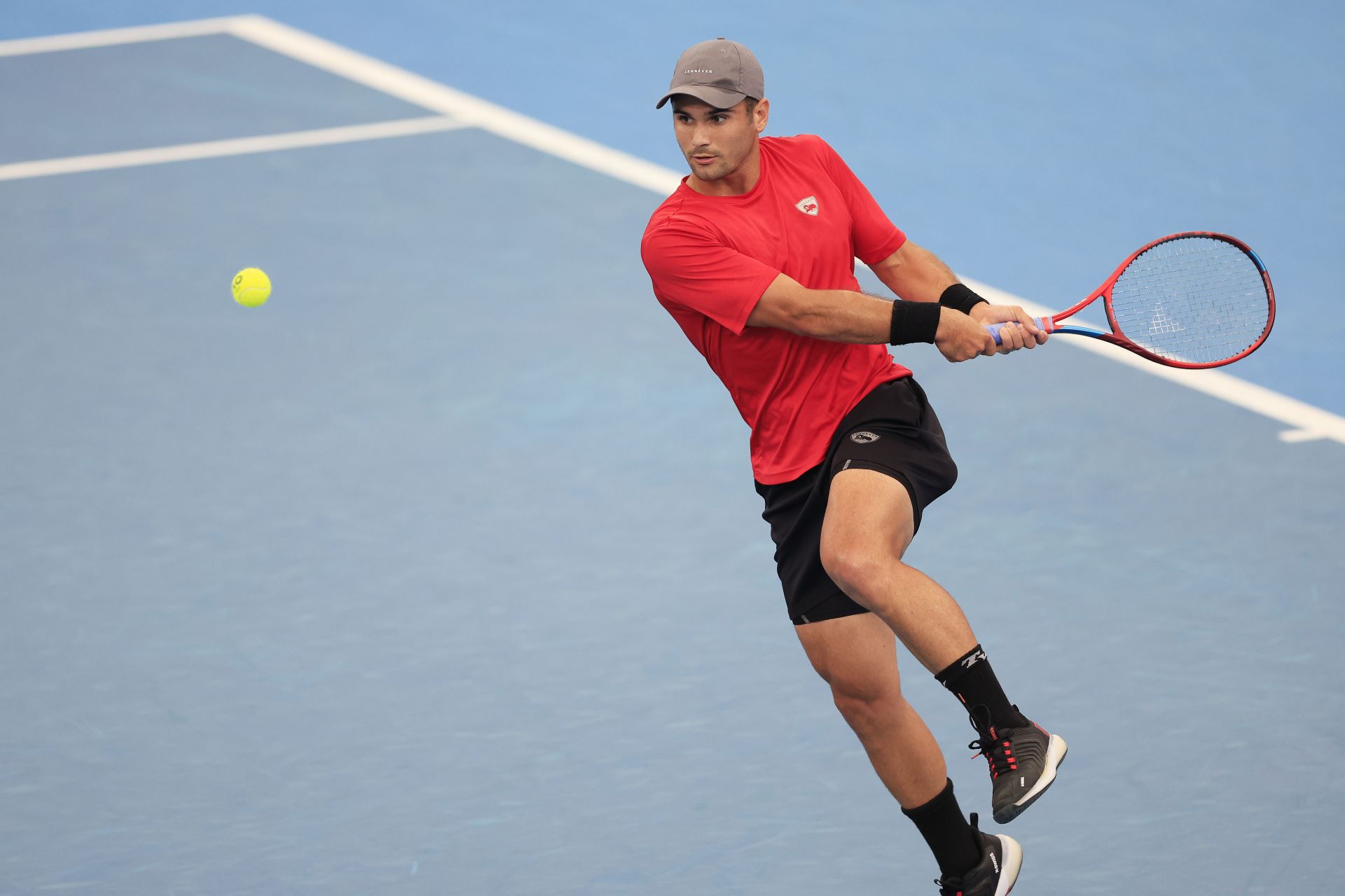 Marcos Giron at the 2022 Sydney Tennis Classic