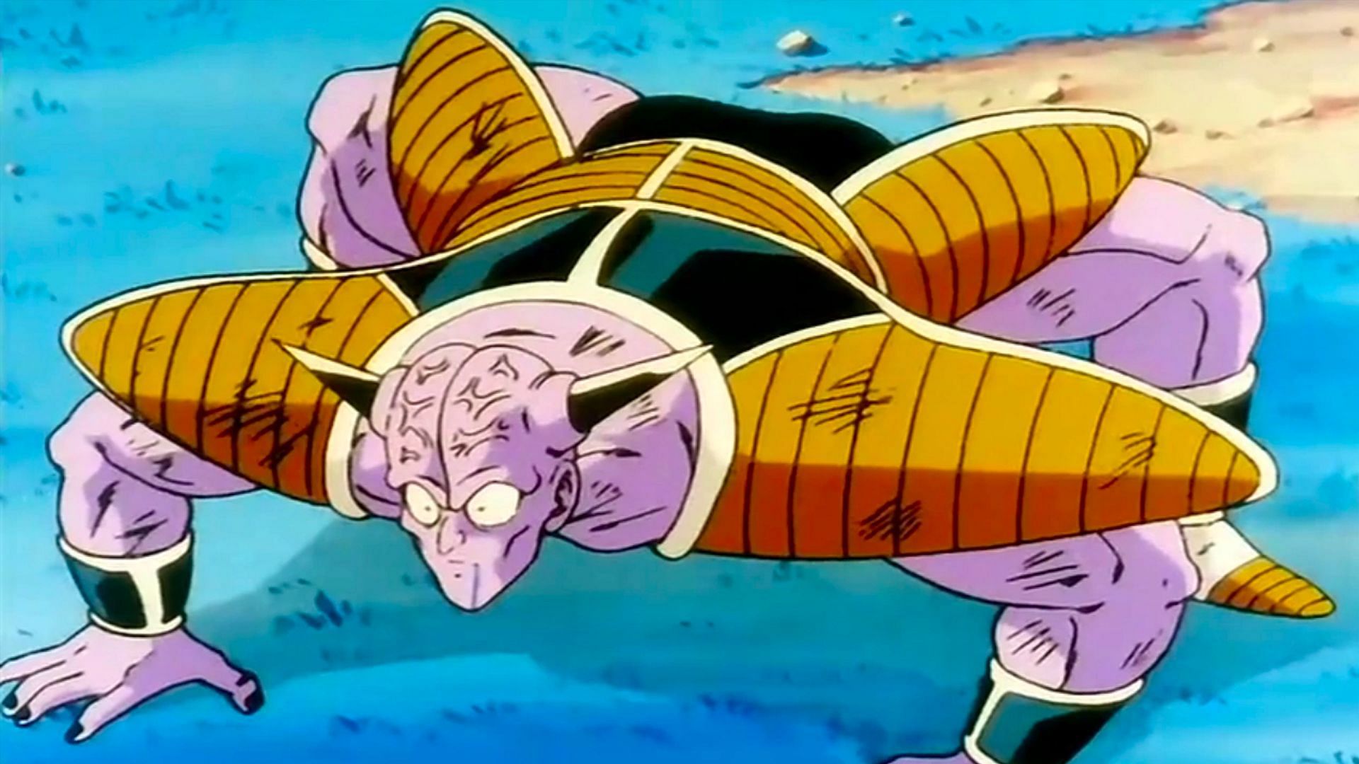 Captain Ginyu body swap with a frog (Image via Toei Animation)