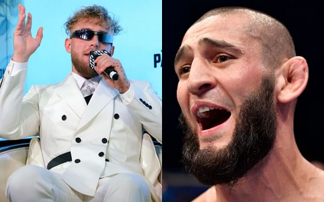 "Don't joke with me" - Khamzat Chimaev sends warning to Jake Paul after YouTuber urges UFC fighters to back his offer to Dana White