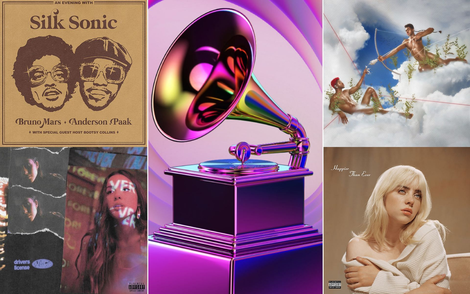 As of this year, the Academy has increased the number of nominees in overall Grammy categories to 10, leading to a stacked and diverse list. (Images via GRAMMY.com)