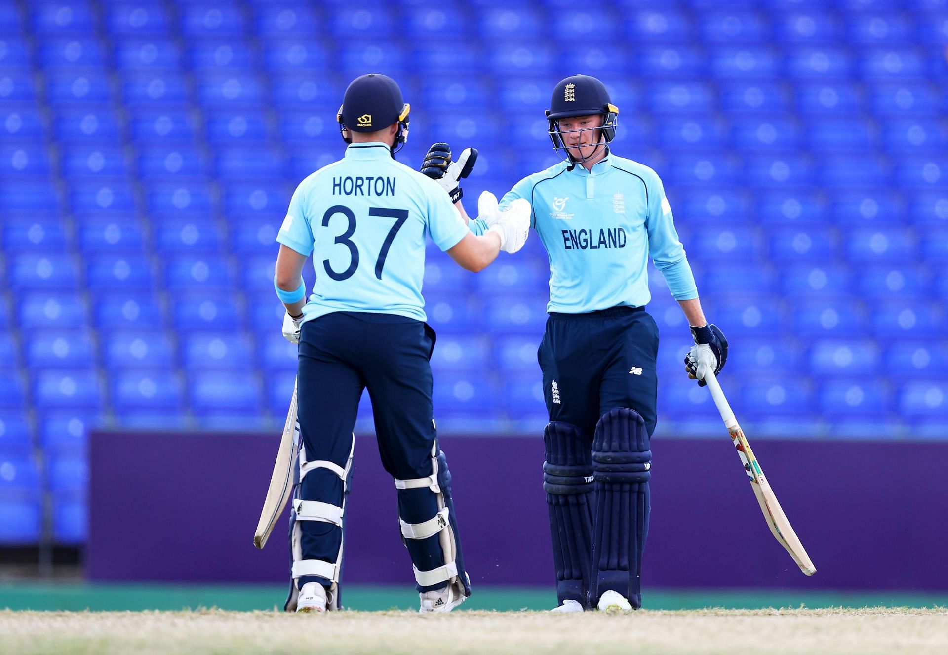 English cricketers at the U19 World Cup - Courtesy: Cricket World Cup Twitter