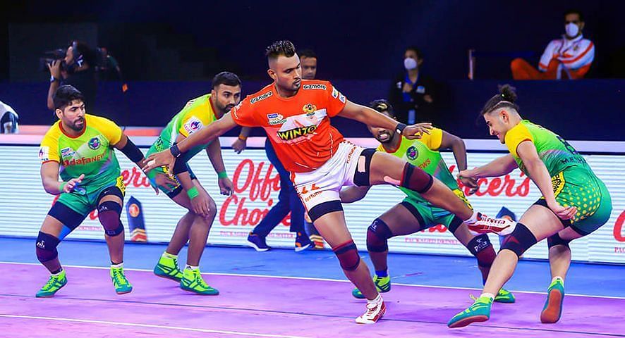 Gujarat Giants lost to the Patna Pirates by one point in Pro Kabaddi 2021 (Image: Pro Kabaddi/Facebook)