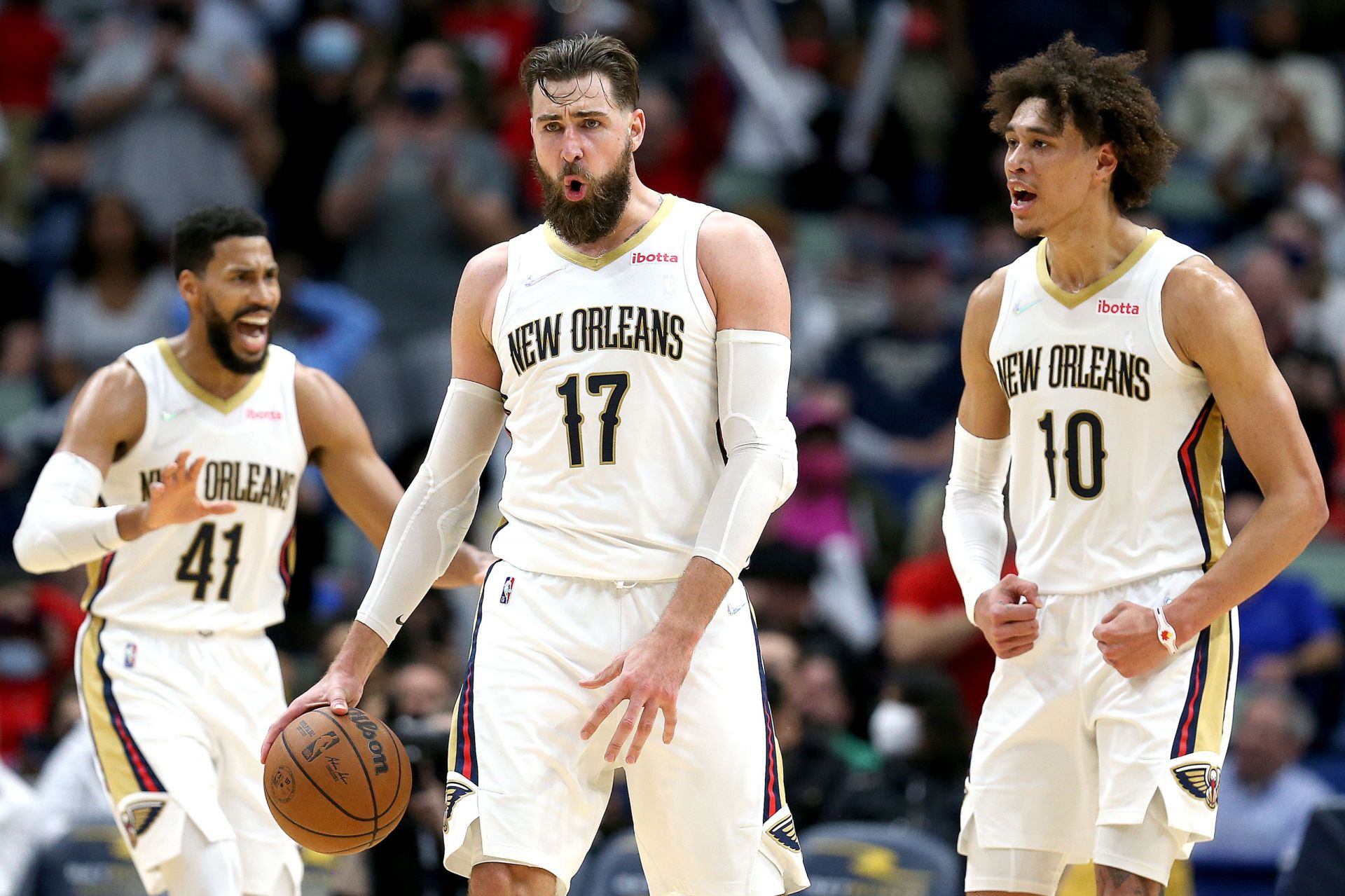 Jonas Valanciunas has been outstanding for the New Orleans Pelicans this season. [Photo: Pelican Brief]