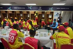 [In Pictures] VVS Laxman interacts with Uganda U-19 team after match against India