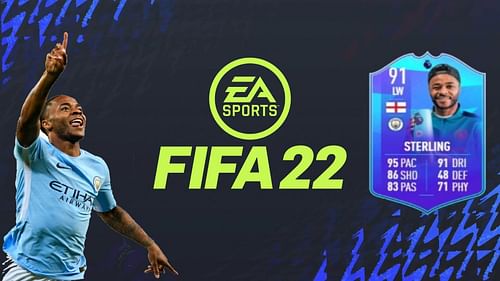 How to obtain Raheem Sterling POTM card in FUT 22 (Image via Sportskeeda)