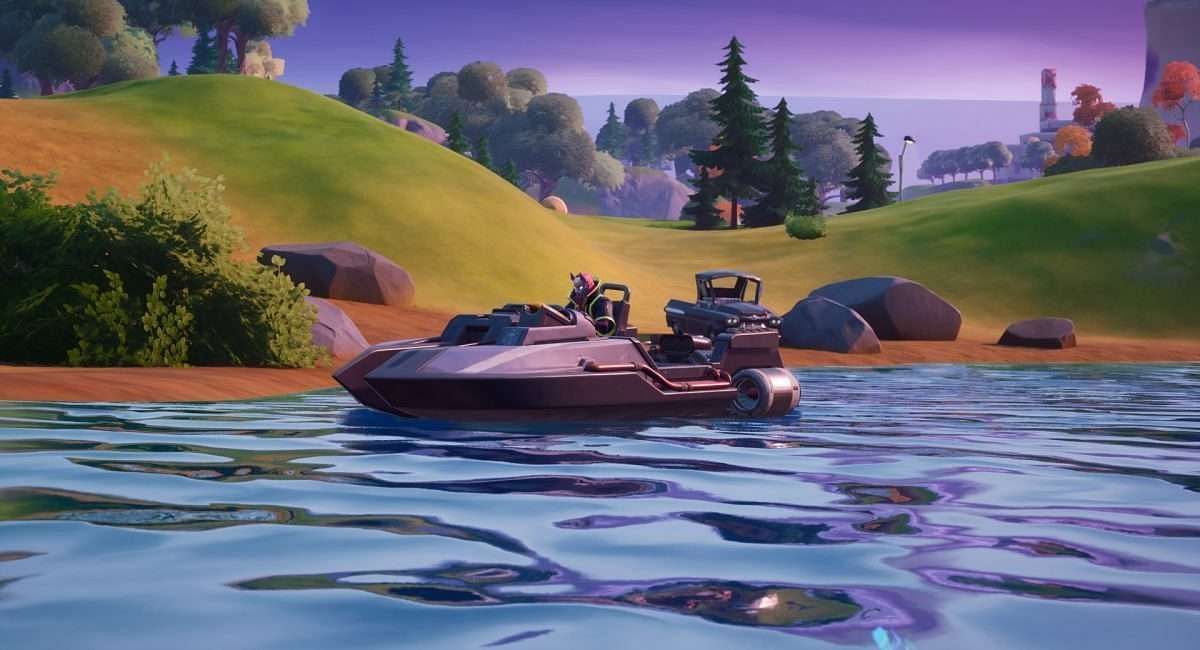 A motorboat in Fortnite (Image via Epic Games)
