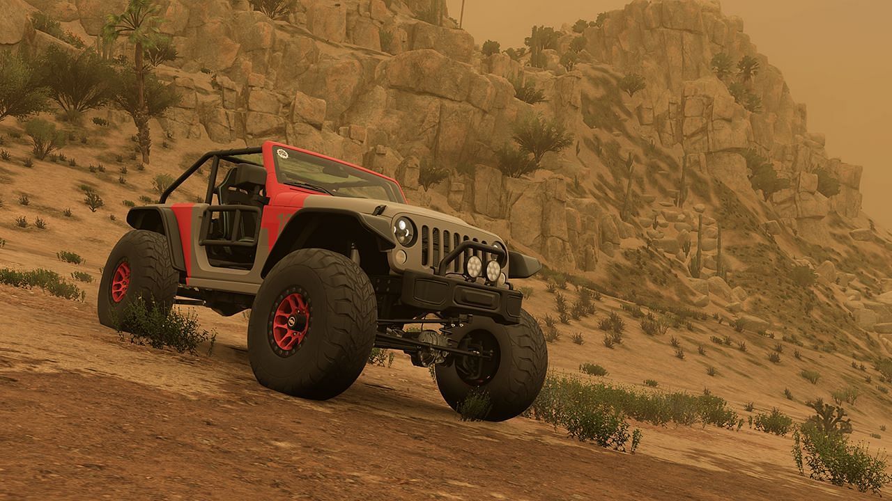 2016 Jeep Trailcat in Forza Horizon 5 (Image via Playground Games)