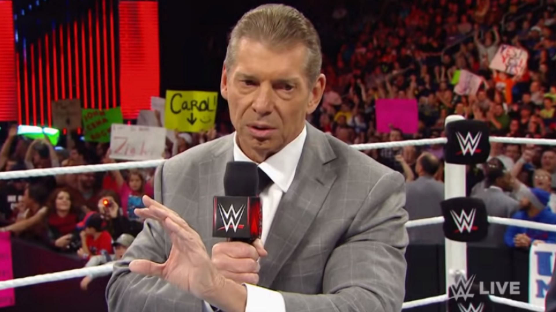 The WWE Chairman is known to hate when people sneeze around him