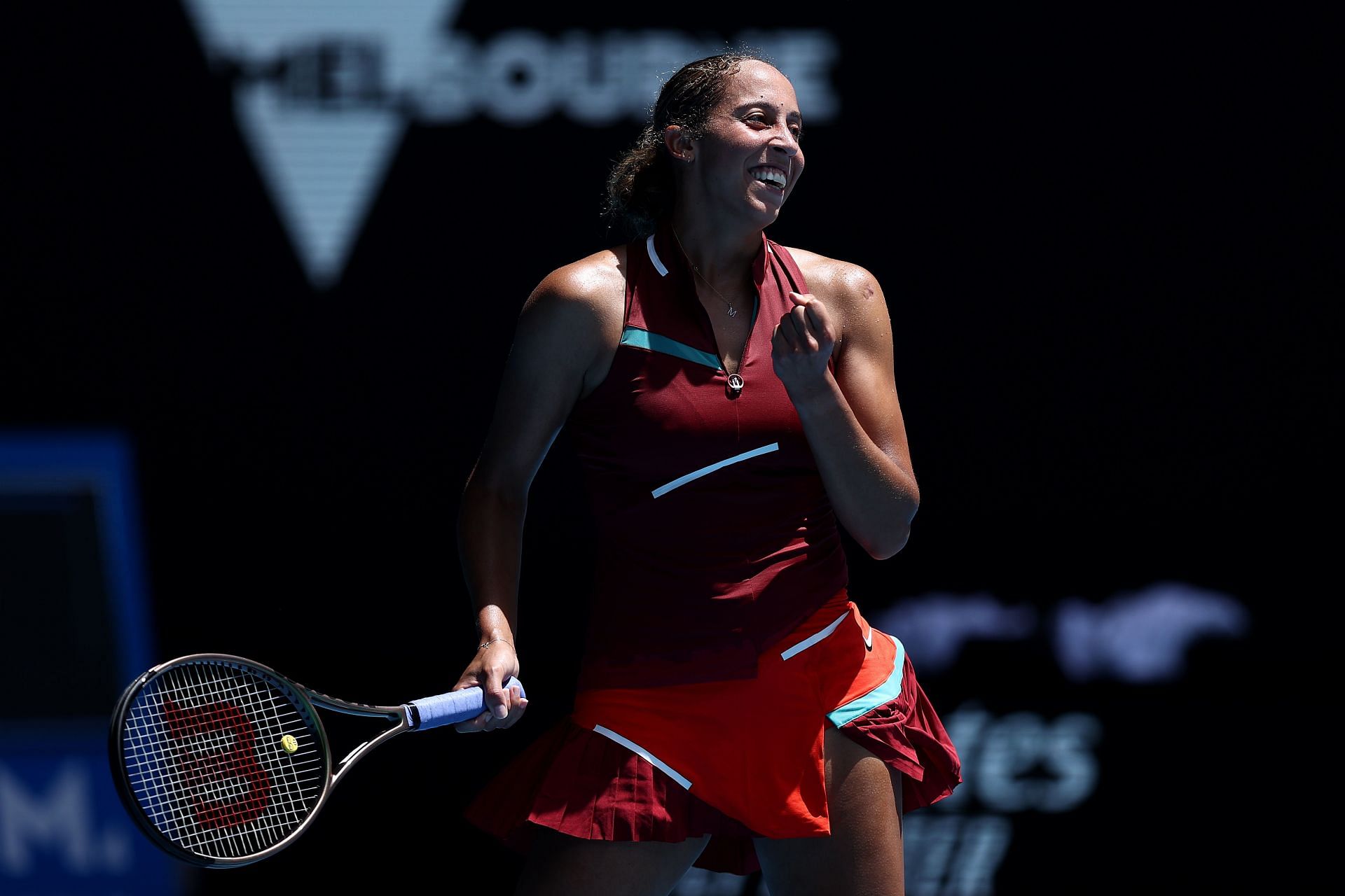 Madison Keys at the 2022 Australian Open