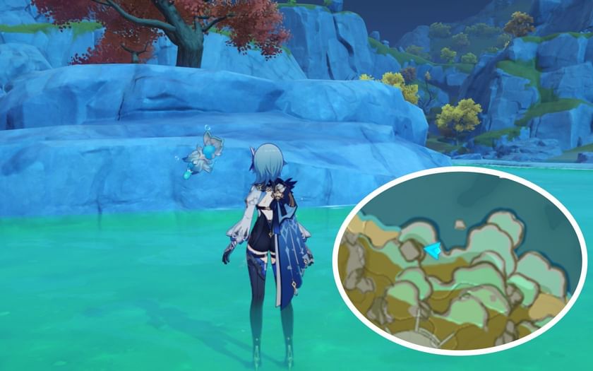 Vermeer’s paintbrush and paint locations in Genshin Impact