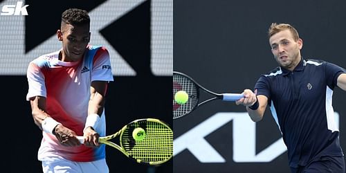 Felix Auger-Aliassime takes on Dan Evans in the third round of the Australian Open