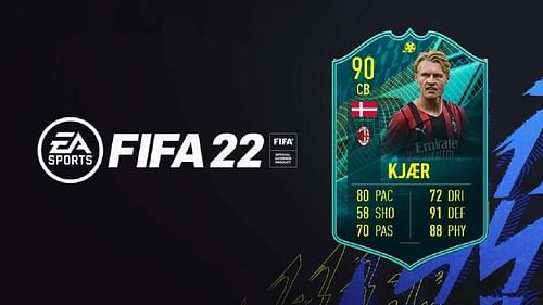 Simon Kjær Player Moments SBC in FIFA 22 Ultimate Team (Image via Sportskeeda)