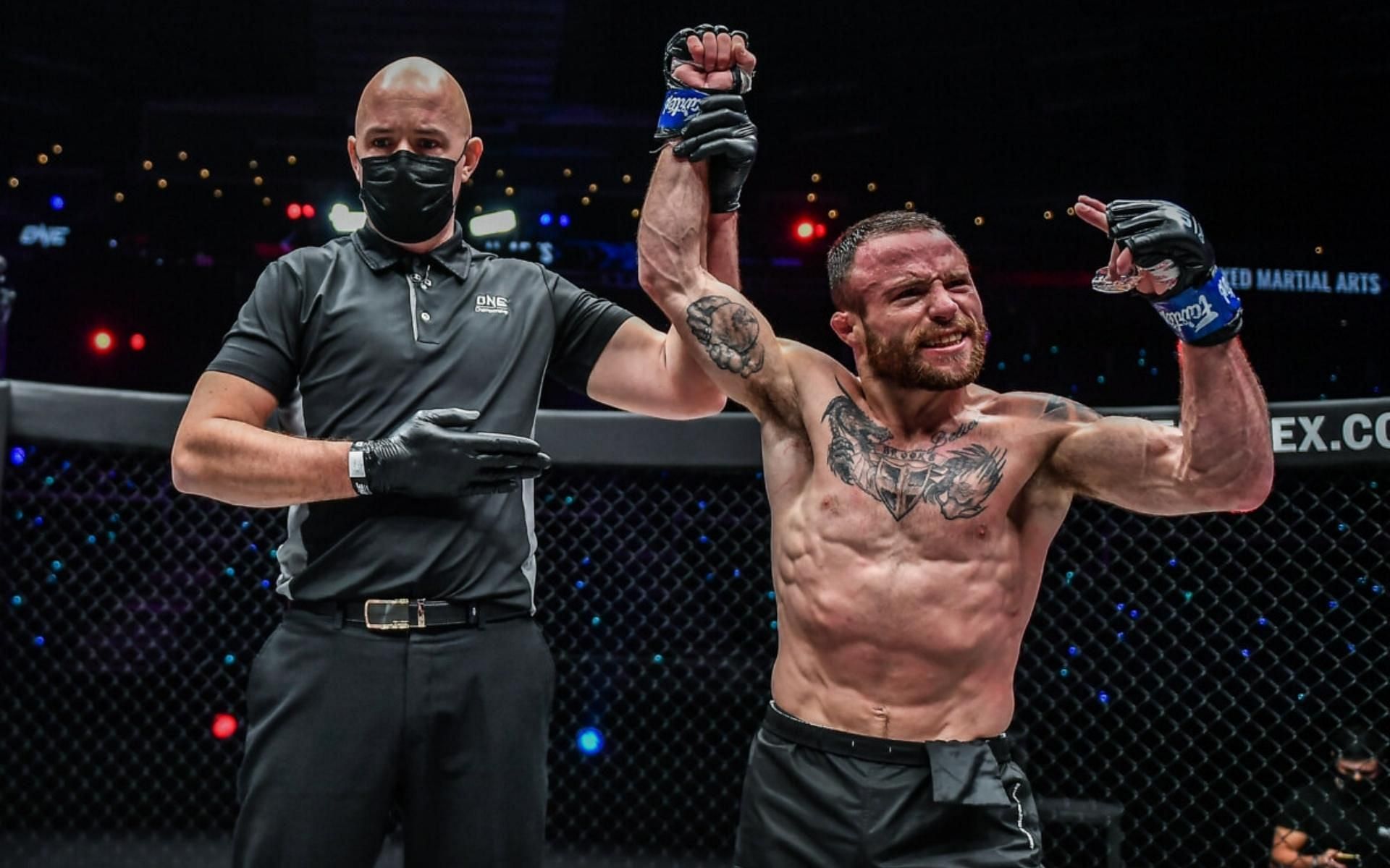 ONE Championship strawweight Jarred Brooks made one of the best debuts of 2021. (Image courtesy of ONE Championship)
