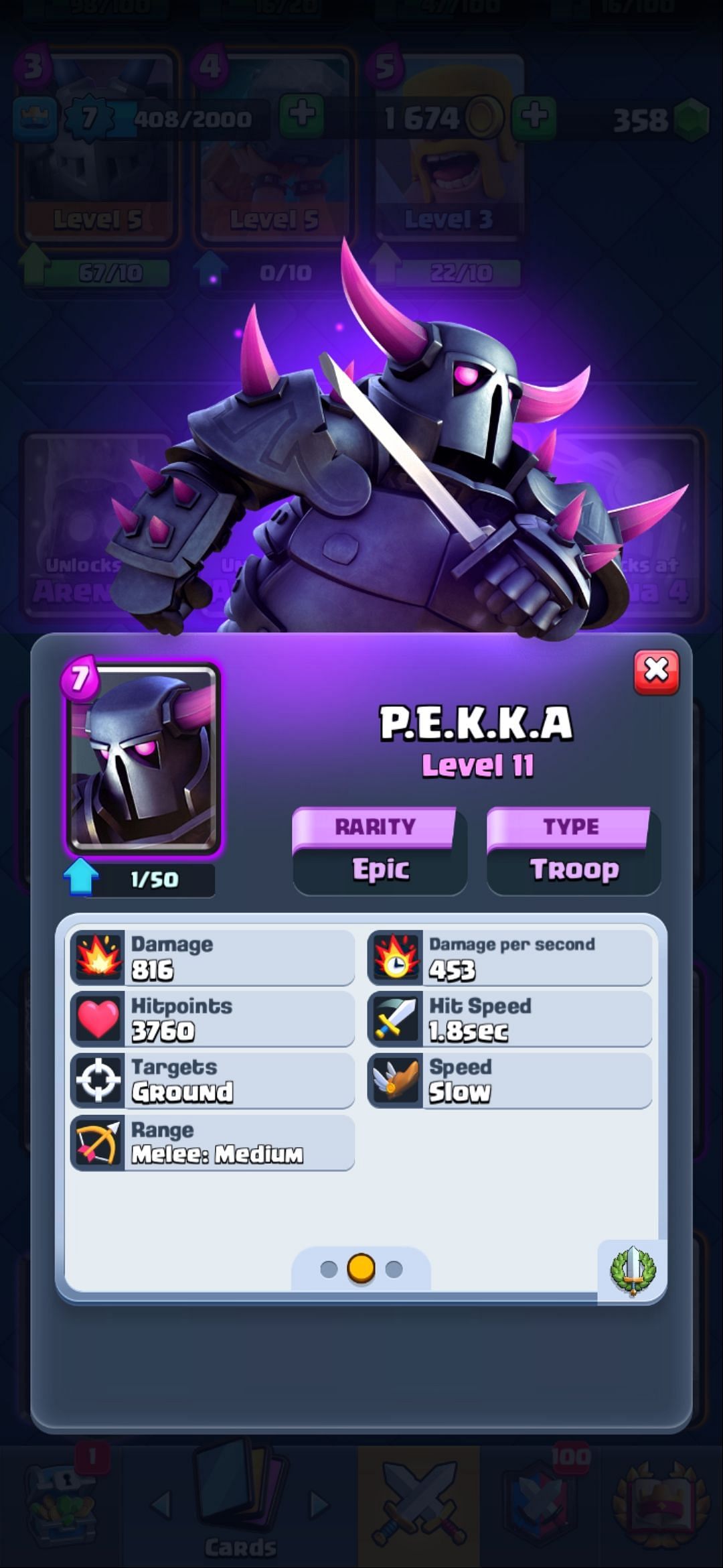 The PEKKA card (Image via Sportskeeda)