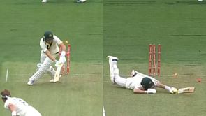 [Watch] Marnus Labuschagne hilariously slips and gets clean-bowled in 5th Ashes 2022 Test