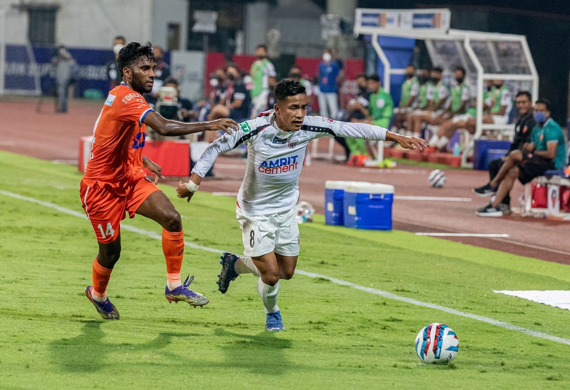 The match ended in a 1-1 draw (Image courtesy: ISL Social Media)