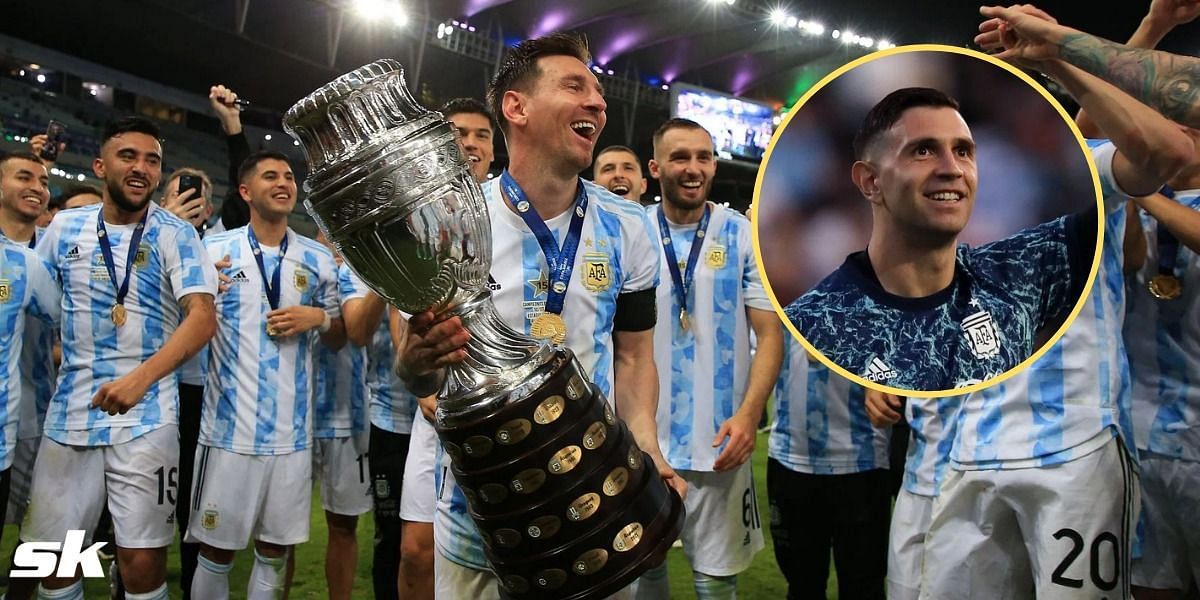 Argentina goalkeeper Emiliano Martinez has showered praise on Lionel Messi