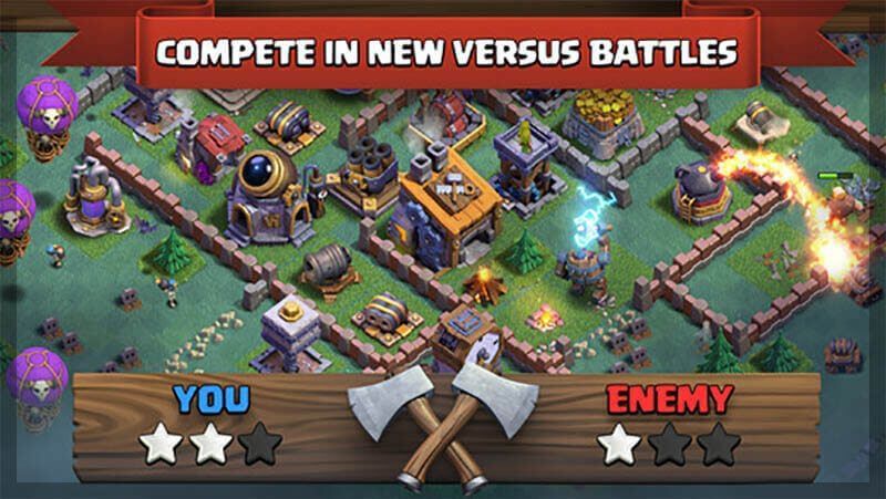 Clash of Clans Versus Battles (Image via Clash of Clans)