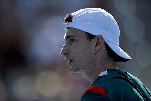 Ugo Humbert at the 2020 Men's ASB Classic