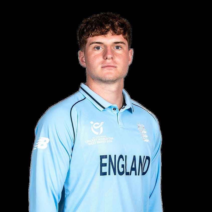 England&#039;s Alex Horton in his team&#039;s light blue strip - Image: ICC