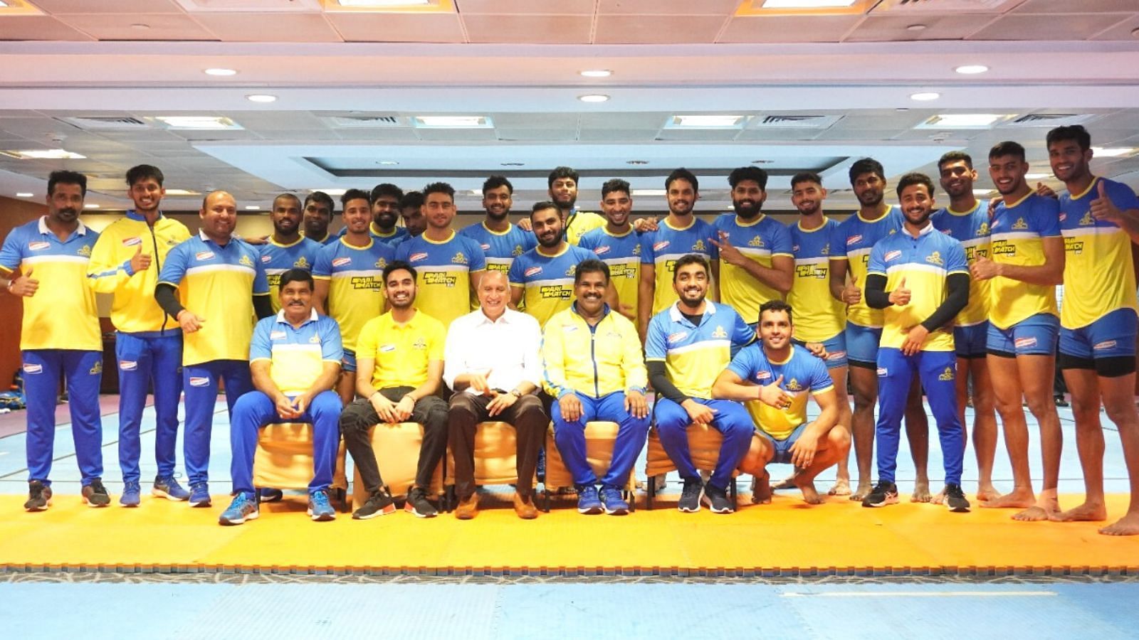 Full Team of Tamil Thalaivas (Image - Abhi Varrier)