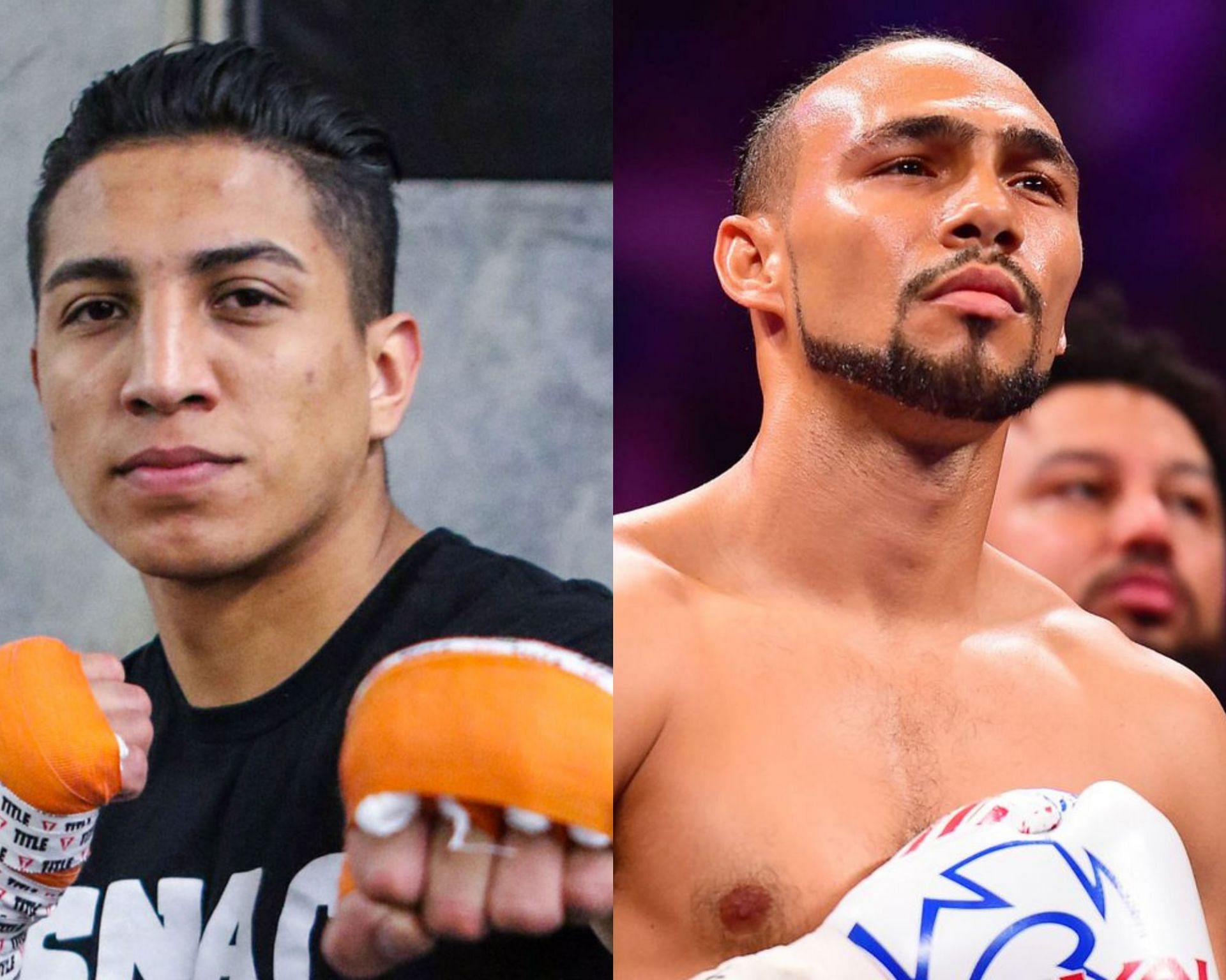 Mario Barrios (left) and Keith Thurman (right)