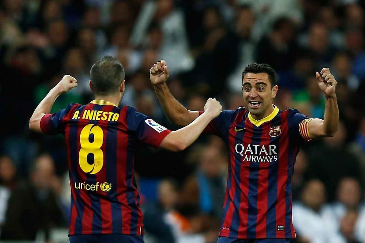 Andres Iniesta and Xavi Hernandez formed arguably Barcelona&#039;s greatest-ever midfield pairing.