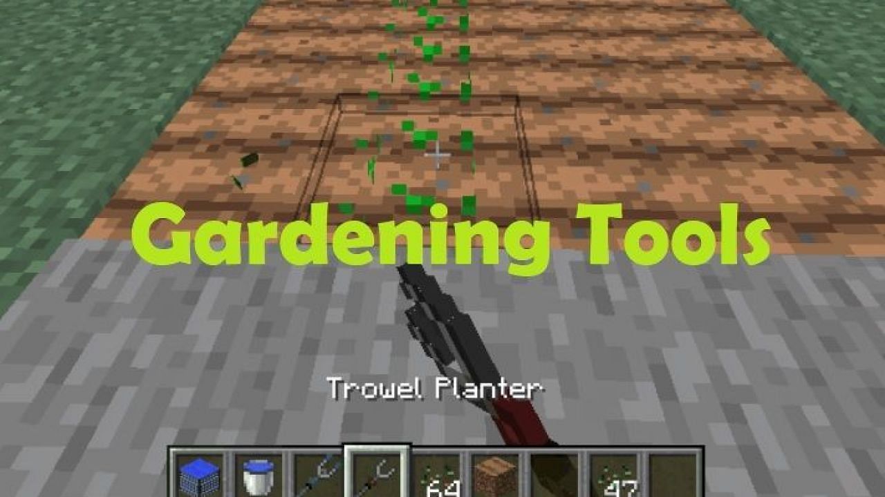 This mod improves the experience of tilling, planting and watering crops (Image via Mojang)