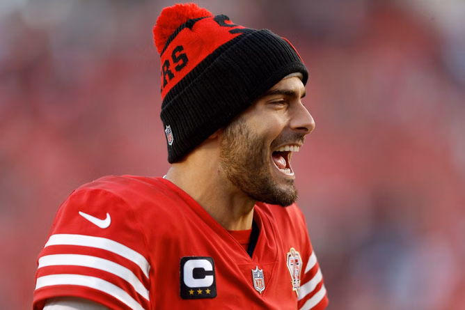 Is Jimmy Garoppolo playing today against Rams?