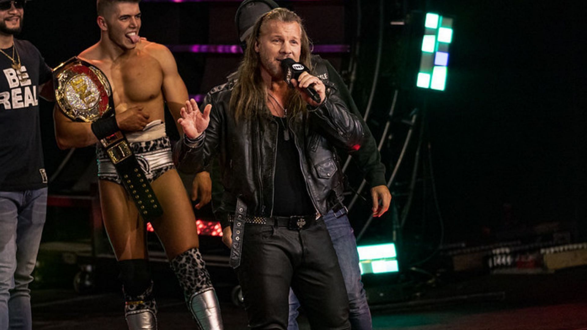 Chris Jericho at an AEW Dynamite show in 2021