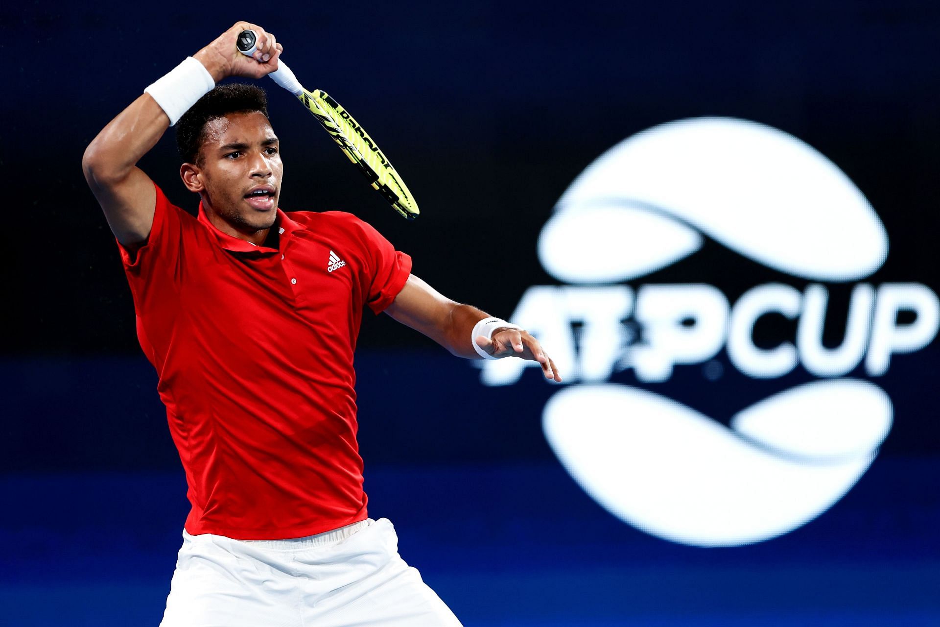 Felix Auger-Aliassime at the 2022 ATP Cup: Day 9