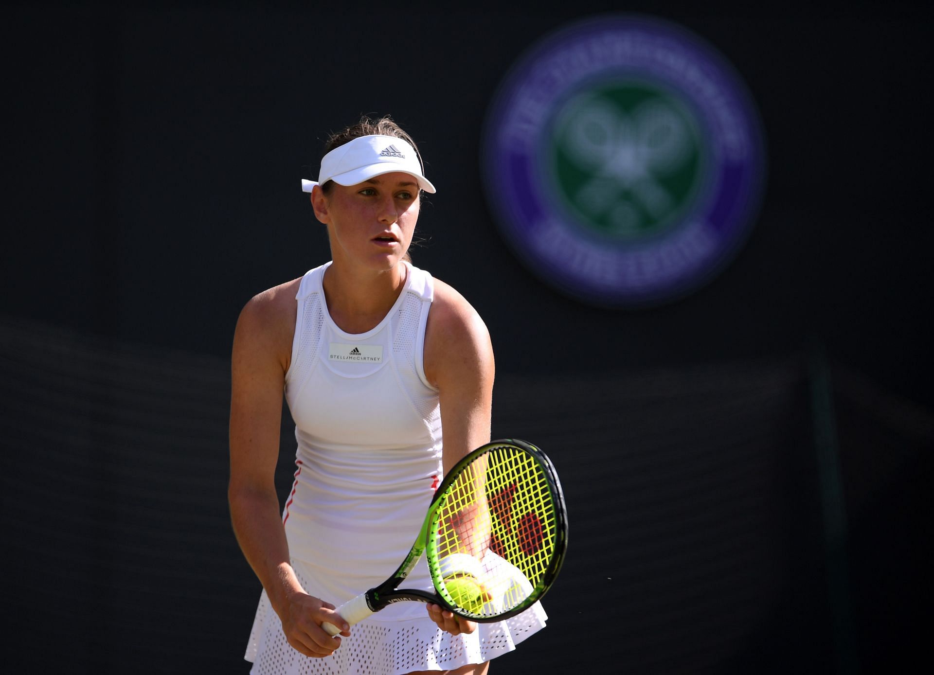 Kaja Juvan during Wimbledon 2019