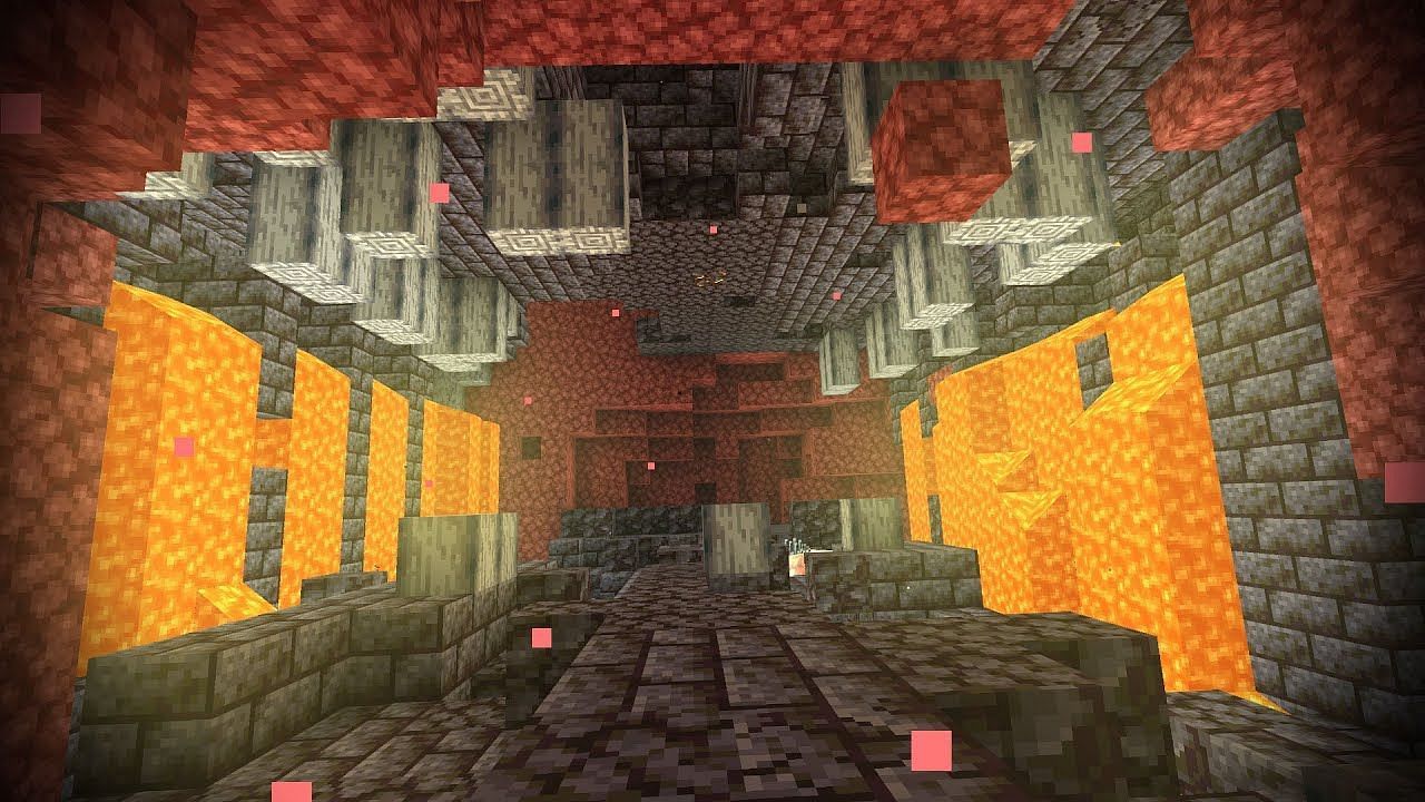 Bastion remnants are a home of piglins, who are vital for obtaining ender pearls (Image via Mojang)