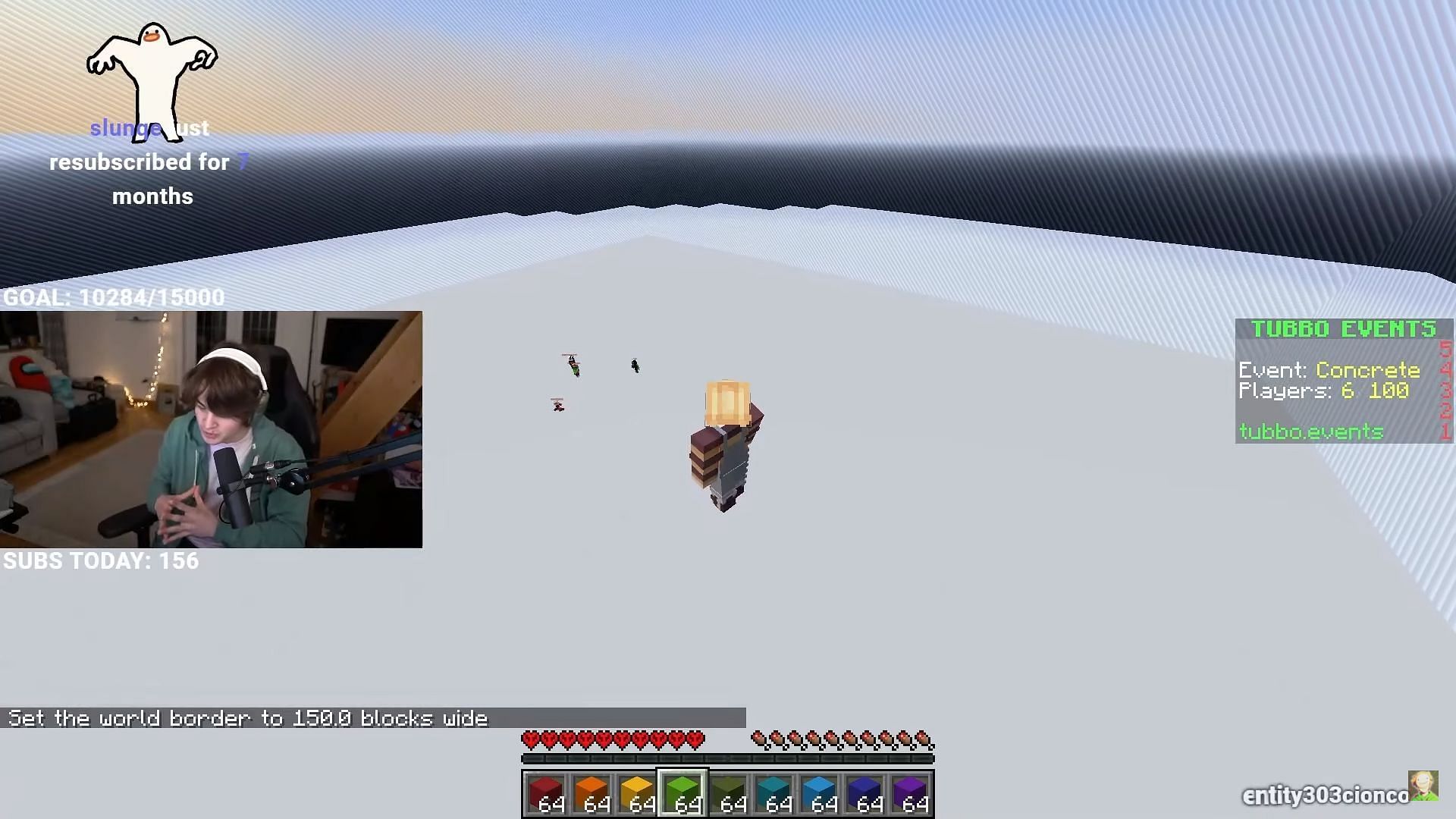 Tubbo starting the event (Image via DreamSMP Reloaded YouTube)
