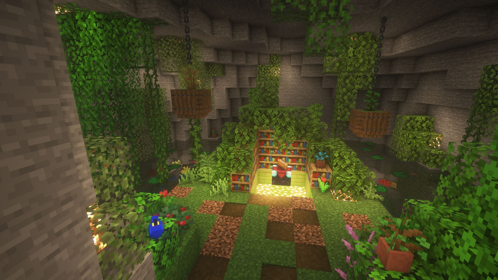 cave house minecraft