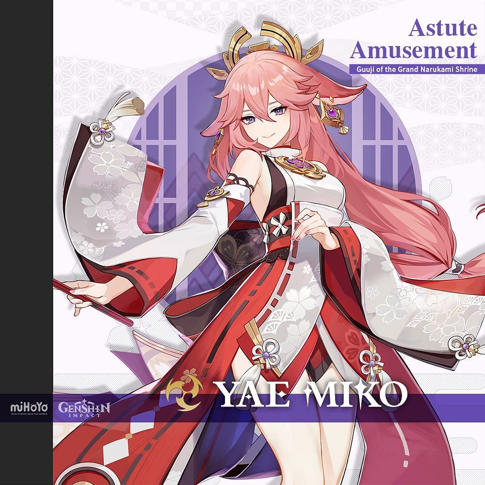 Genshin Impact confirms Yae Miko banner for update 2.5 (Image via miHoYo)