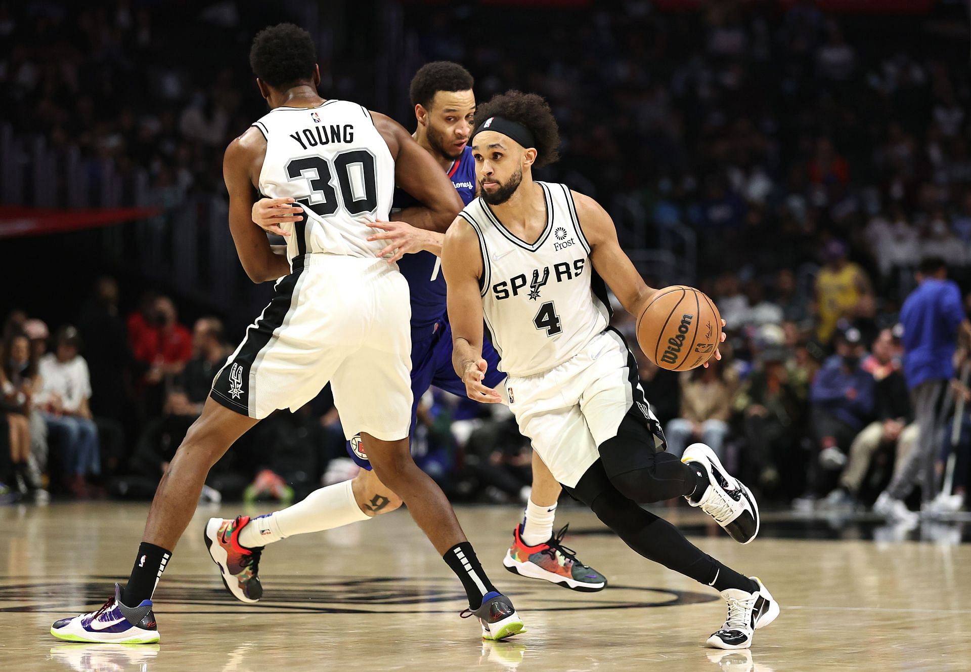 Derrick White of the Spurs
