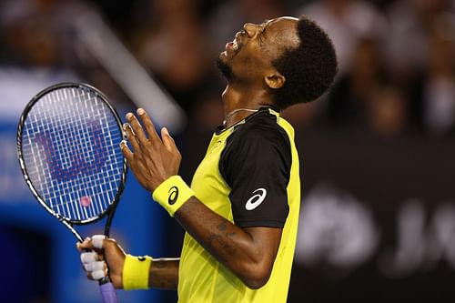 Gael Monfils at the Australian Open