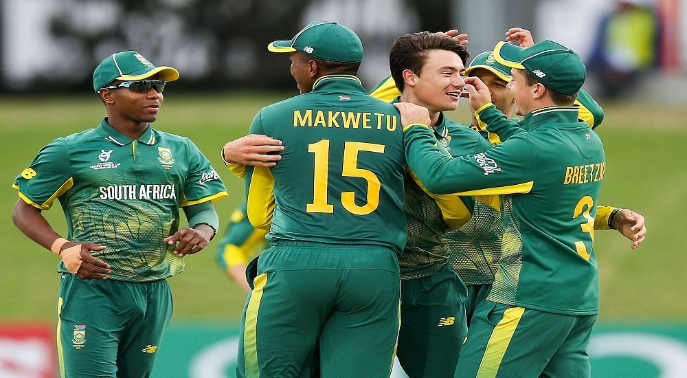 South Africa U19 Cricket Team in action (Image Courtesy: ICC)