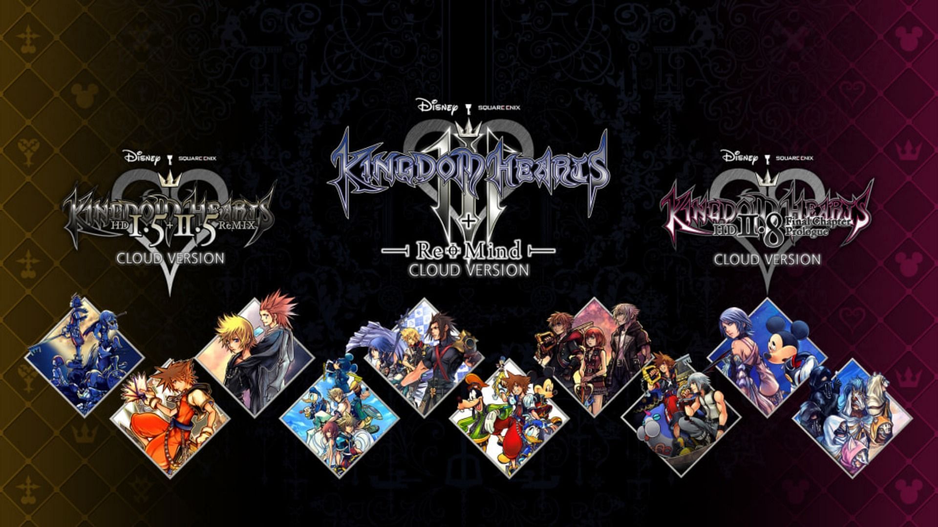 Kingdom Hearts Trilogy (Image via Square Enix)