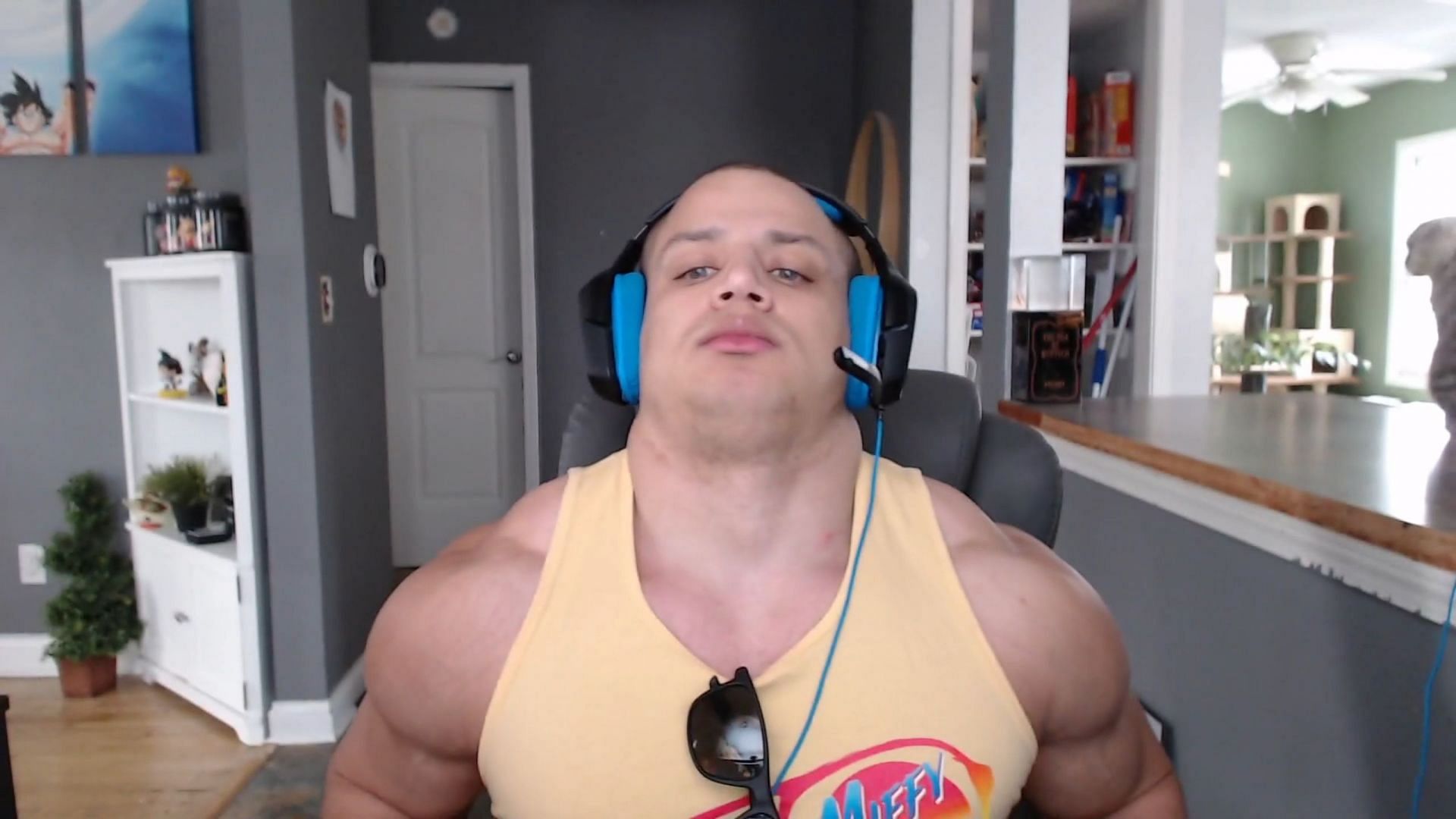Tyler1 narrates the story of his battle against &#039;ice giant&#039; (Images via Twitch.tv/loltyler1)