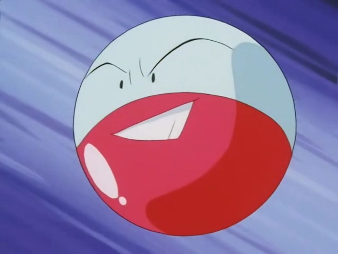 Electrode as seen in the Pokemon anime (Image via The Pokemon Company)