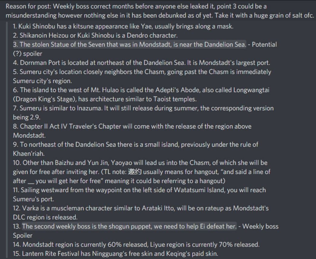 The second half of the leak, which references Varka (Image via Wangsheng Funeral Parlor Discord)
